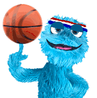 slam dunk nba Sticker by Fluffy Friends