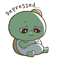 Sad Apollo Sticker
