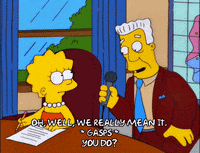 shocked lisa simpson GIF