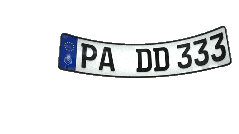 Plate Carbon Sticker by 3D Kennzeichen
