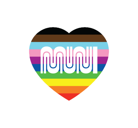 Public Transit Pride Sticker by SFMTA-Muni
