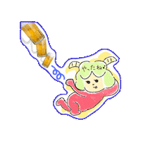 Illustration Character Sticker