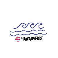 Waves Aloha Sticker by Hawaiiverse
