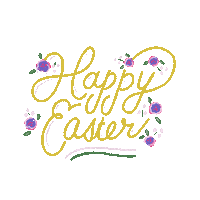 Easter Bunny Cheers Sticker by BrittDoesDesign