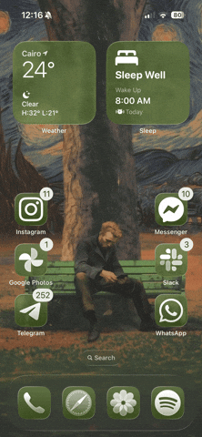 التأثيرات في تحديث iOS 26