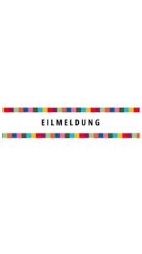 Eilmeldung Sticker by BVK Students Hannover