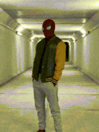 Chill Spiderman GIF