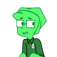 Nervous Look Around Sticker