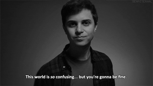 inspiring black and white GIF