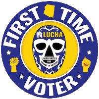 Voting First Time Sticker by LUCHA