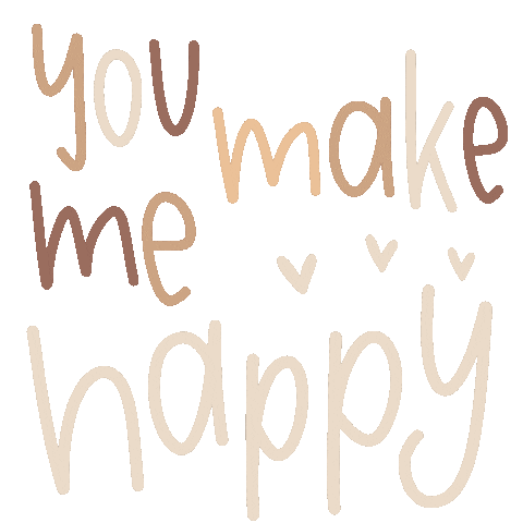 I Love You Calligraphy Sticker