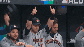 Major League Baseball Thumbs Up GIF by MLB