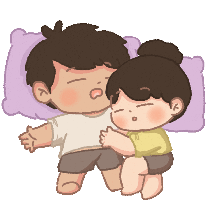Tired Good Night Sticker by Cosytales