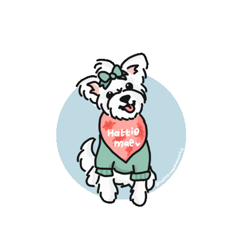 Hattiemae Sticker