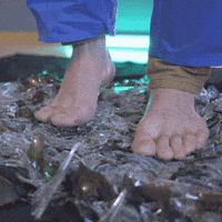 Broken Glass Walking GIF by Magician Edzus