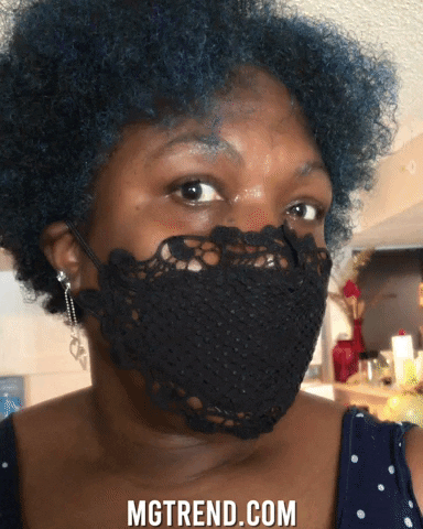 MGtrend giphyupload 3d laced face mask GIF
