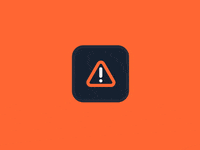 animation warning GIF by Chris Gannon