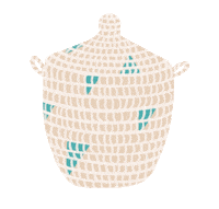 Triangle Storage Sticker by La Basketry