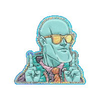 Number 1 Chad Sticker by The LSD Hotel