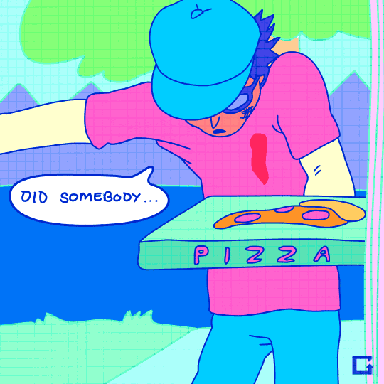 pizza hero GIF by gifnews