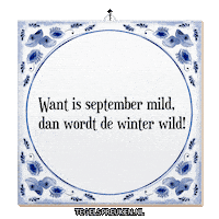 Winter Humor Sticker by Tegelspreuken.nl