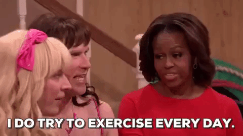 jimmy fallon exercise GIF by Obama