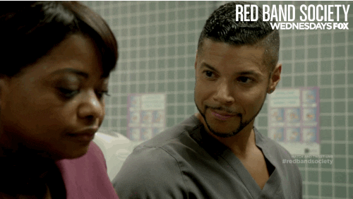 shoulder bump GIF by RED BAND SOCIETY