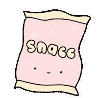 relatabledoodle cute snack relatable snacc Sticker