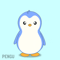 Text Goodbye GIF by Pudgy Penguins