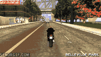 video games motorcycles GIF by Cheezburger