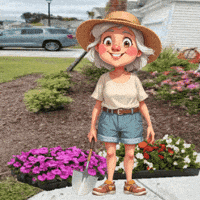 Spring Planting Flowers GIF