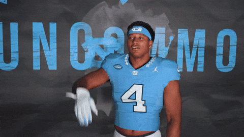 University Of North Carolina Football GIF by UNC Tar Heels