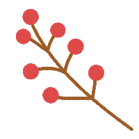 Illustration Flower Sticker