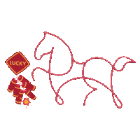 Chinese New Year Horse Sticker by CHARLES & KEITH