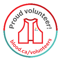 National Volunteer Week Sticker by Canadian Blood Services