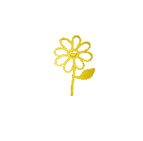 Blue Sky Daisy Sticker by Zuli Jr.