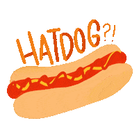 Hotdog What Sticker