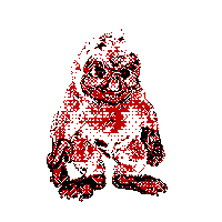 Pixelated Sticker by Nico Daunt