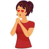 In Love Sticker by Pattydoo