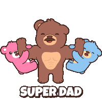 Fathers Day Hero Sticker by BEARISH
