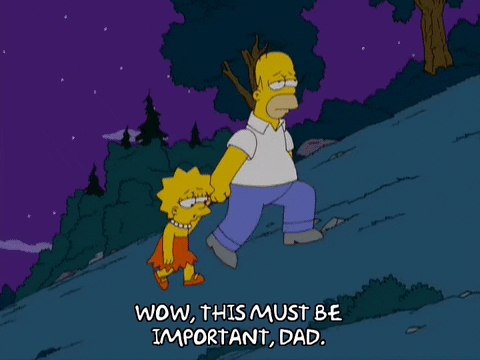 Lisa Simpson Hiking GIF by The Simpsons