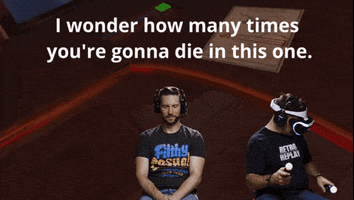 RETROREPLAY vr virtual reality nolan north troy baker GIF