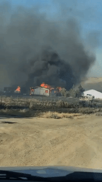 Several Homes Destroyed in Nevada Oil Well Fire
