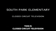 black screen closing credits GIF by South Park 