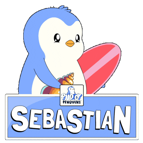 Penguin Sebastian Sticker by Pudgy Penguins