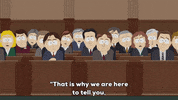 trial jury GIF by South Park 