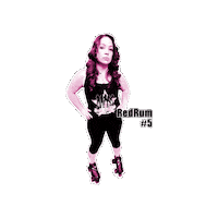 Woman Workout Sticker by South Side Roller Derby