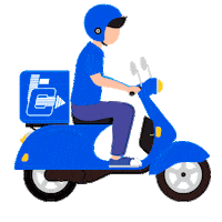 carvalimatransportes delivery entrega transporte encomenda Sticker