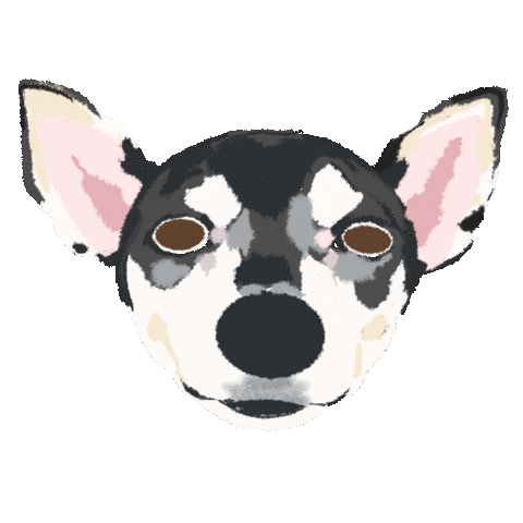 Sleepy Dog Sticker