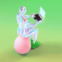 yolkypalky rainbow trippy work weird GIF